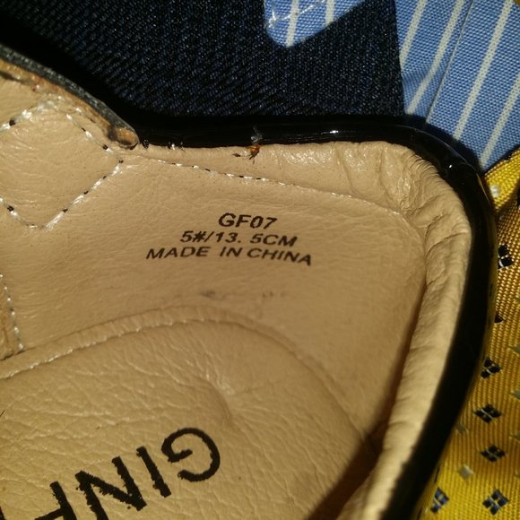 Ginfive Infant Toddler Black Patent Shoes Size 5 - Picture 5 of 6